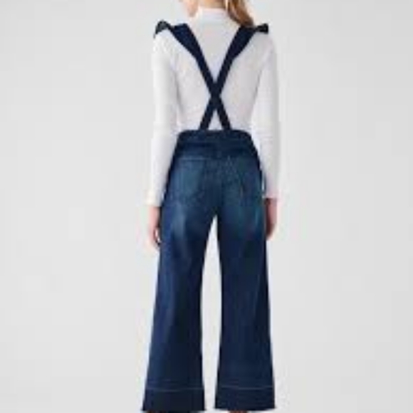 NWT Anthropologie Hepburn Crop Wide LegOveralls